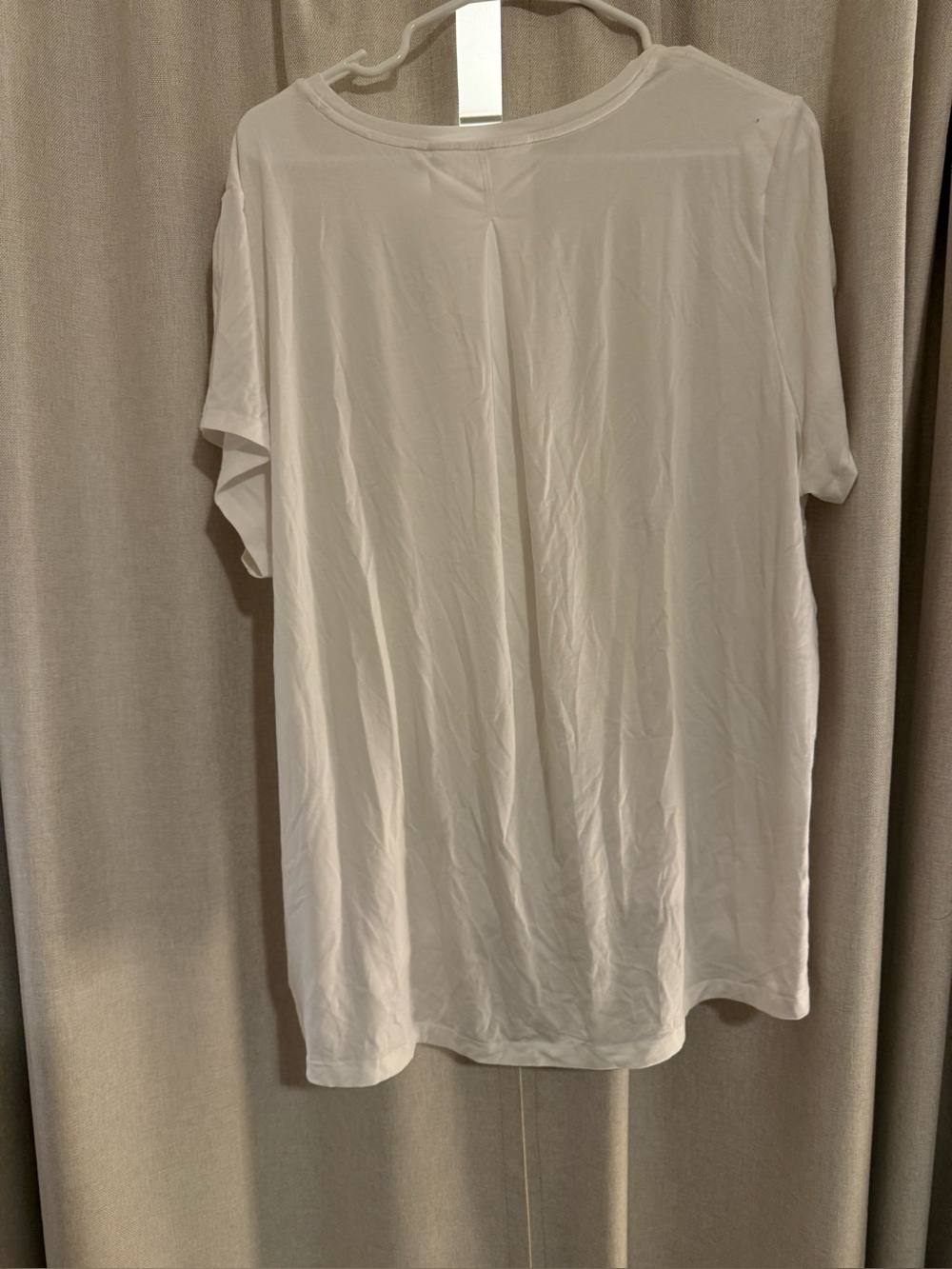 NWT Athleta White With Ease Tee Large Tall - Picture 4 of 4